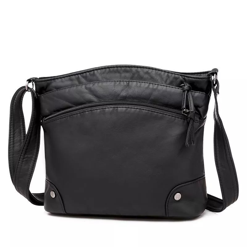 Frieda™ | Lederschultertasche