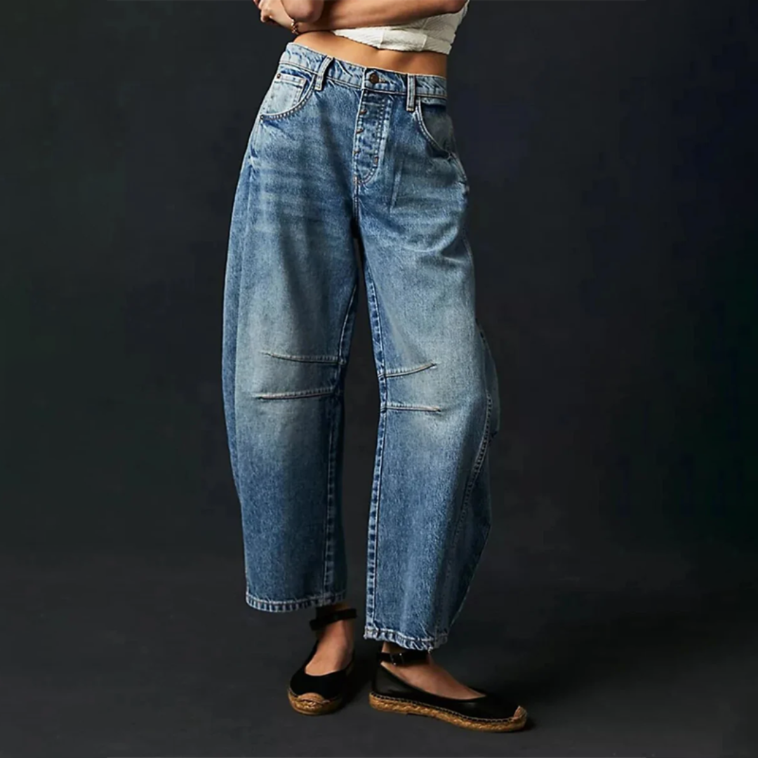 Dulce™ | Komfort-Jeans Mit Weitem Bein