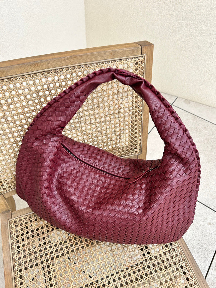 Calantha™ | Elegante Geflochtene Hobo-Tasche