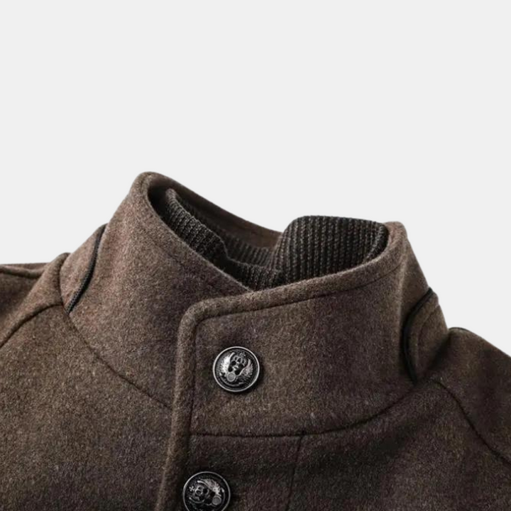 Jack™ | Dicker Trenchcoat aus Wolle