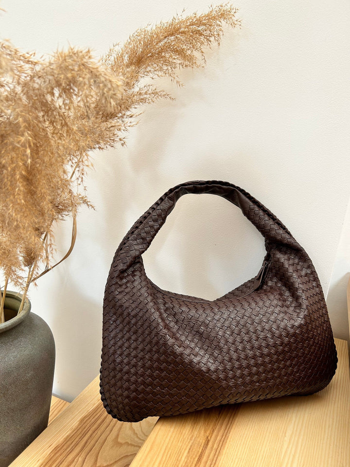 Calantha™ | Elegante Geflochtene Hobo-Tasche