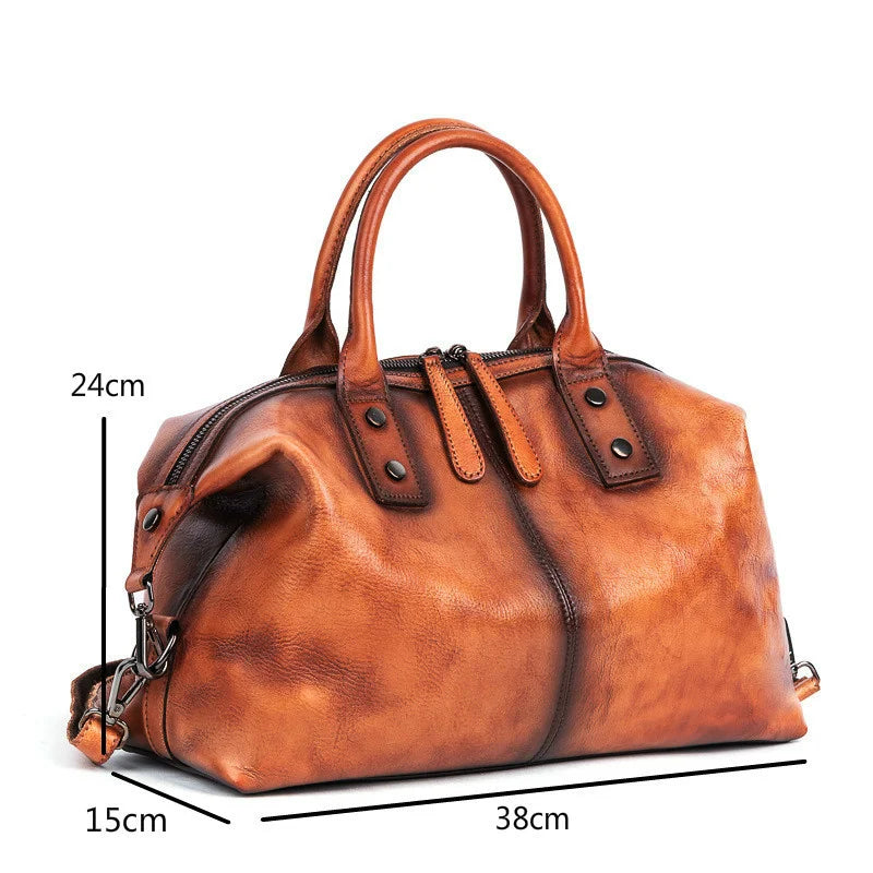 Ourania™ | Handgefertigte Vintage-Tasche aus Leder