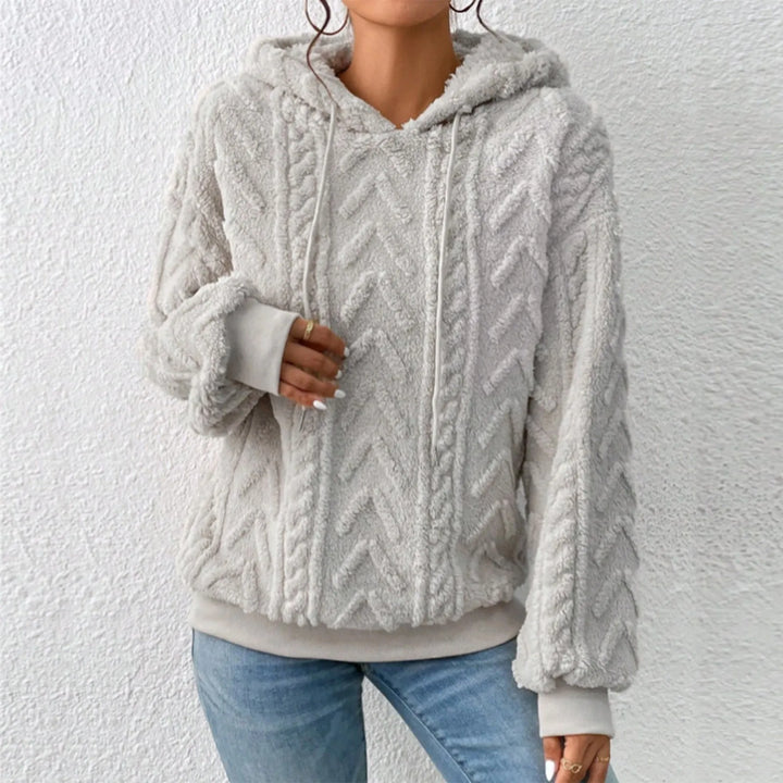 Tilly™ | Locker geschnittener Fleece-Pullover mit Kapuze