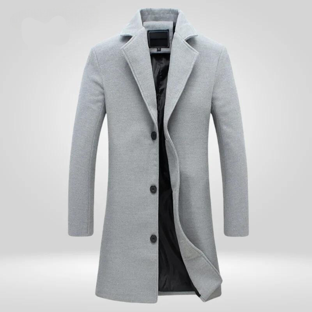 Elegante Jacke mit Knöpfen in Langform