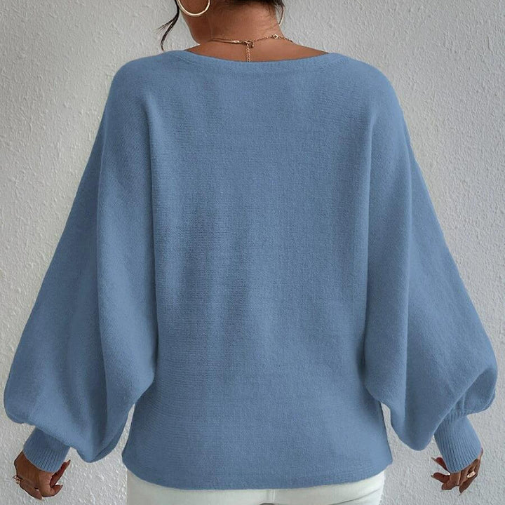 Kellyn™ | Oversized Strickpullover mit Wellenmuster