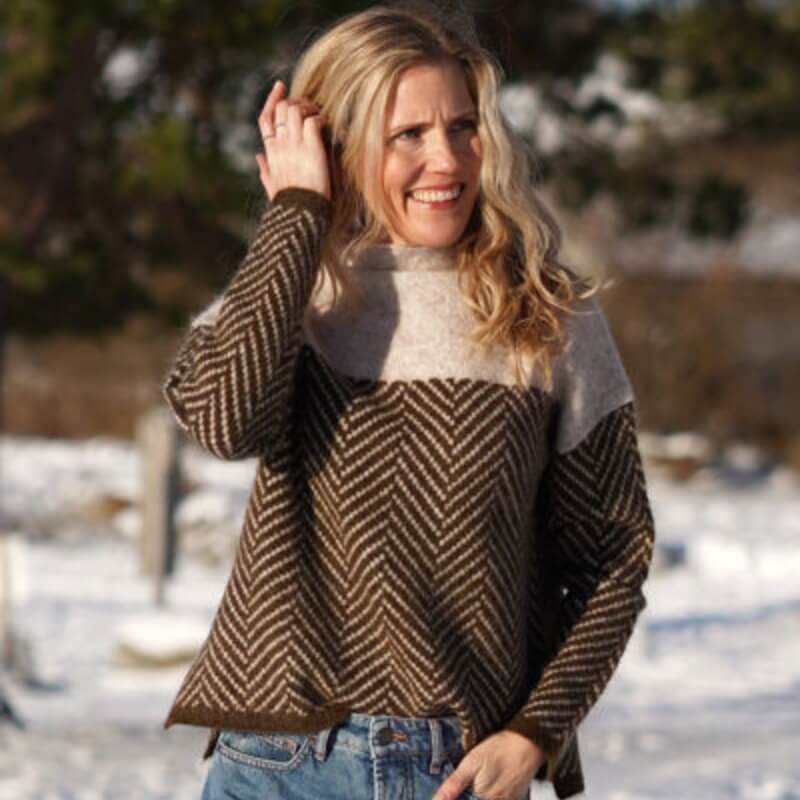 Olivia™ | Gestreifter Warmer Pullover