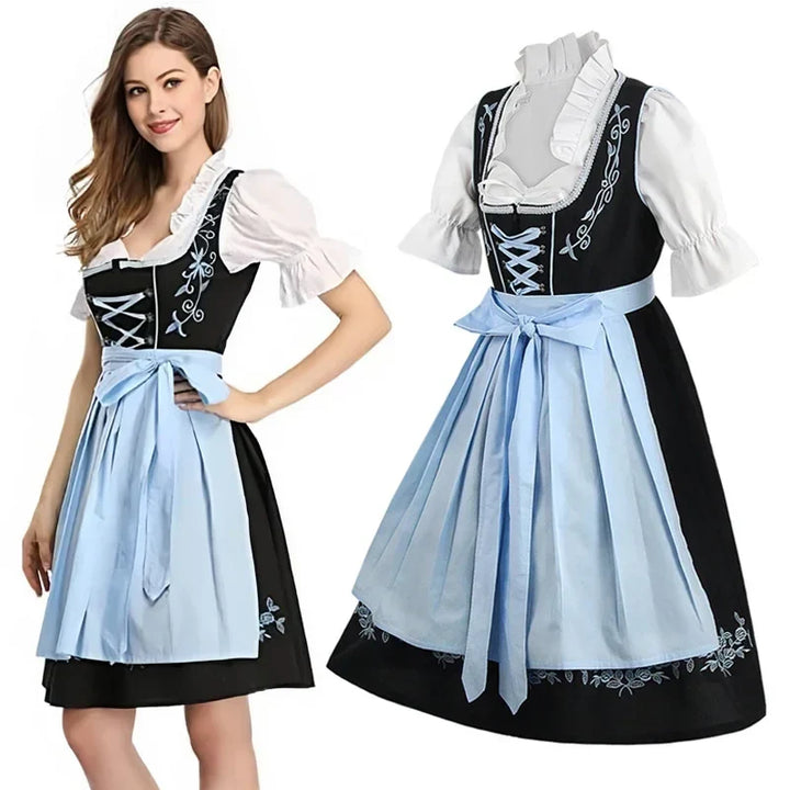 Sylke™ | Festliches Bayerisches Blaues Dirndl