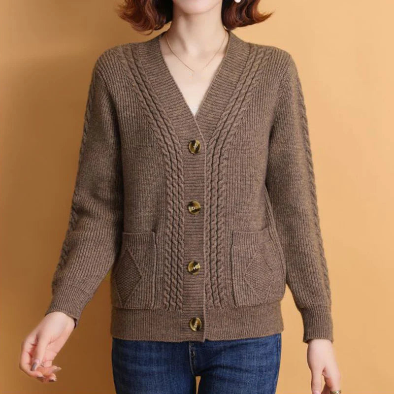 Jewell™ | Klassischer Knopf-Cardigan