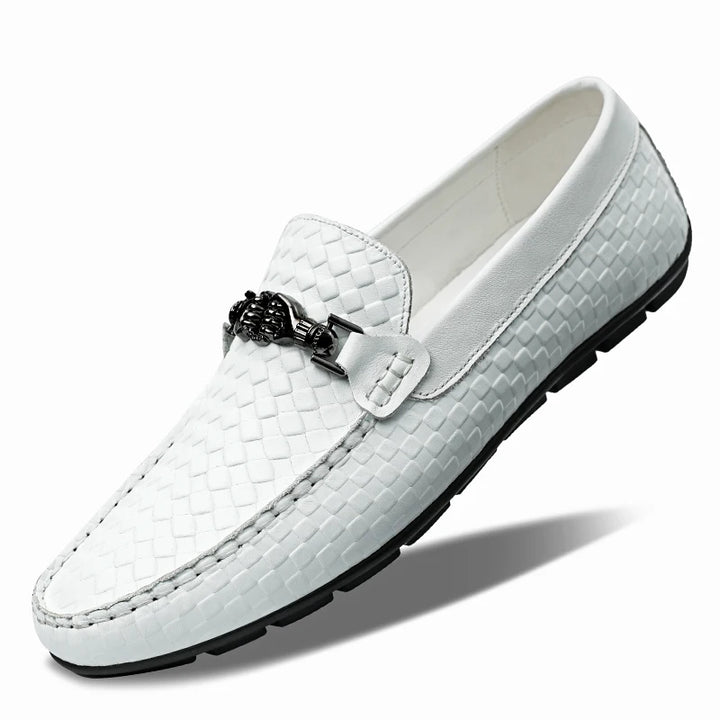 Luxe Web Loafer mit Schnalle