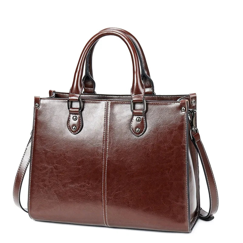 Roswitha™ | Elegante Leder-Tasche