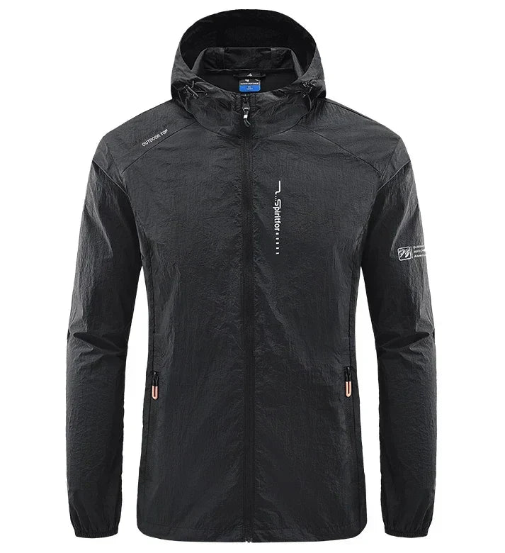 Leichte Performance Windjacke mit Kapuze