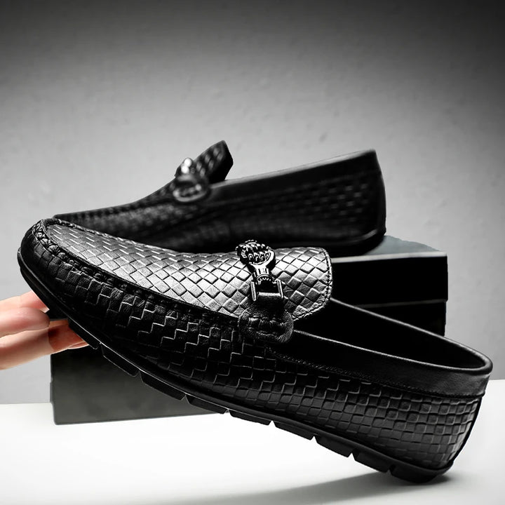 Luxe Web Loafer mit Schnalle