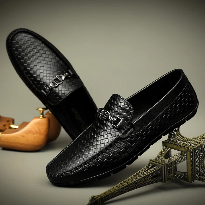 Luxe Web Loafer mit Schnalle