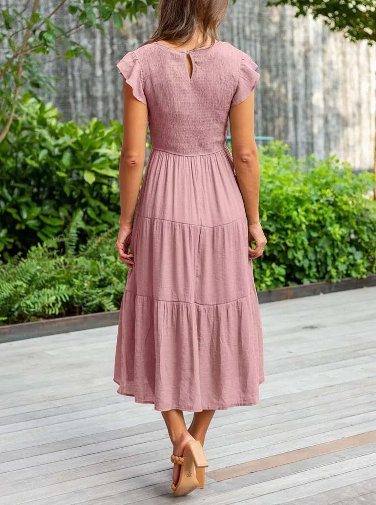 Lovelee™ | Raffiniertes, bauchbedeckendes Kleid