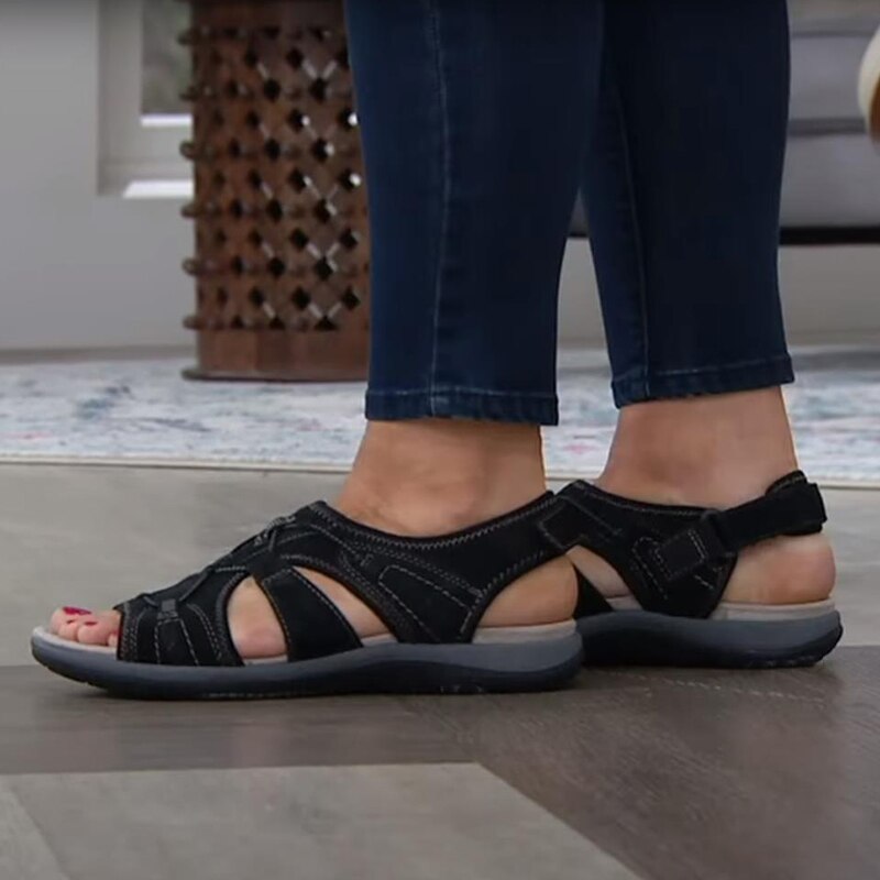 Donia™ | Modische, verstellbare Sommersandalen mit Fußgewölbestütze