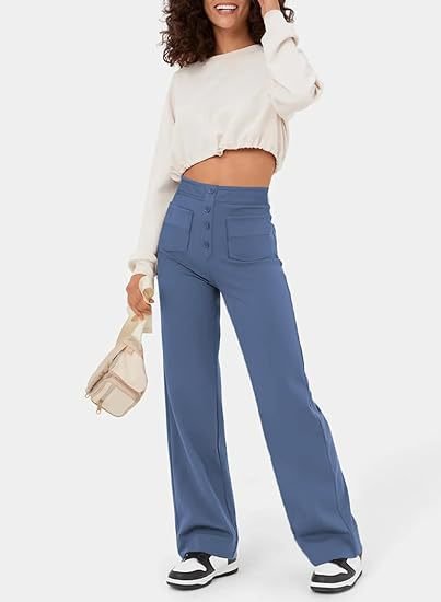 High-Waisted™ | Elastische Freizeithosen