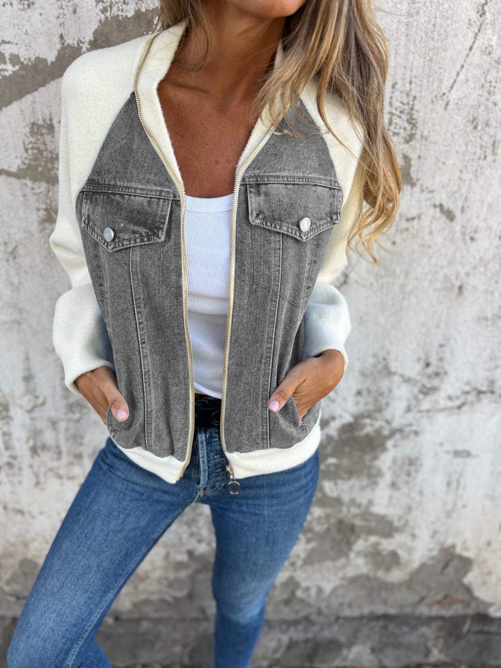 Ola™ | Moderne Jacke mit Denim