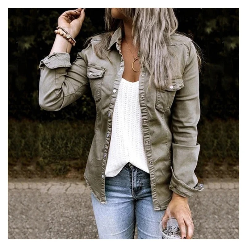 Sophia™ | Hip Denim Jacket (Trend 2024)