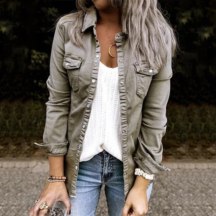 Sophia™ | Hip Denim Jacket (Trend 2024)