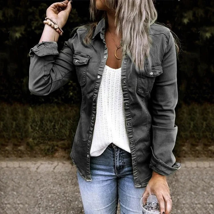 Sophia™ | Hip Denim Jacket (Trend 2024)