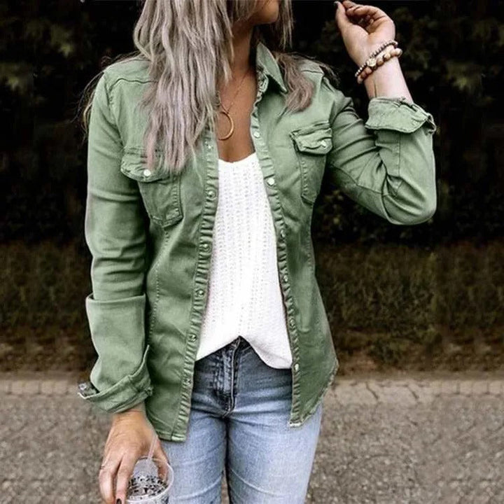 Sophia™ | Hip Denim Jacket (Trend 2024)